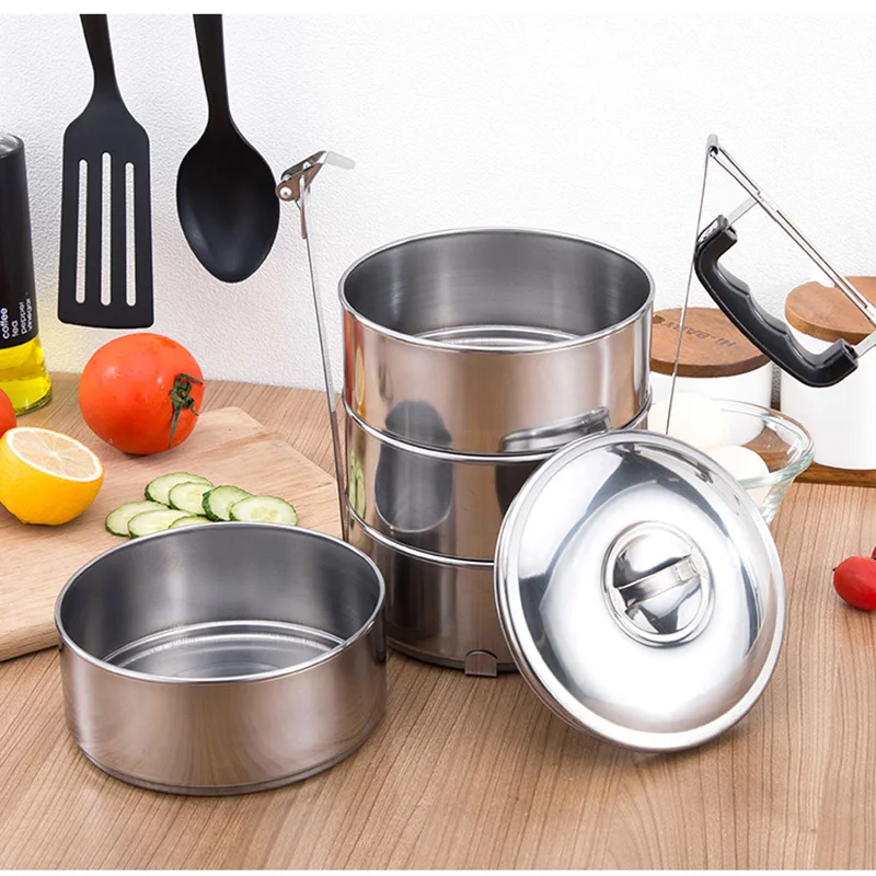 Adult Portable Picnic Food Container Stainless Steel Lunch Box School Office Japanese Style Bento Box Metal2 3
Adult Portable Picnic Food Container Stainless Steel Lunch Box School Office Japanese Style Bento Box Metal2 3