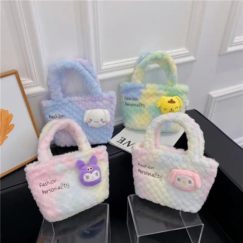 Kawaii Sanrio Anime Cinnamoroll My Melody Cute Cartoon Large Capacity Plush One Shoulder Portable Storage Bag Gifts for Girls
Kawaii Sanrio Anime Cinnamoroll My Melody Cute Cartoon Large Capacity Plush One Shoulder Portable Storage Bag Gifts for Girls