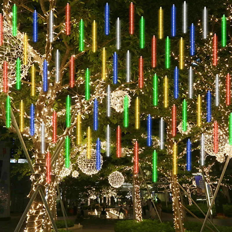 1/2/3/4 Pcs Meteor Shower LED String Lights Fairy Garden Decor Outdoor Christmas Tree Decoration Street Garland Lamp Navidad New
1/2/3/4 Pcs Meteor Shower LED String Lights Fairy Garden Decor Outdoor Christmas Tree Decoration Street Garland Lamp Navidad New