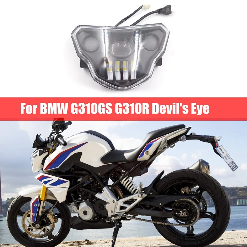 BB741 LED Headlight Assembly Headlight Motorcycle LED Headlight For BMW G310GS G310R Devil's Eye
BB741 LED Headlight Assembly Headlight Motorcycle LED Headlight For BMW G310GS G310R Devil's Eye