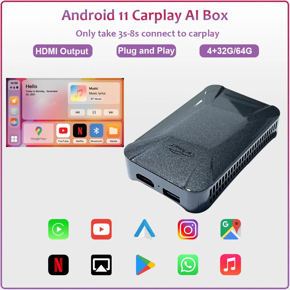 Автомобильный мультимедийный плеер, плеер на Android 11,0, с выходом HDMI, 4 Гб ОЗУ, 64 Гб ПЗУ, для Hyundai, Honda, Nissan, Kia, Toyata
Автомобильный мультимедийный плеер, плеер на Android 11,0, с выходом HDMI, 4 Гб ОЗУ, 64 Гб ПЗУ, для Hyundai, Honda, Nissan, Kia, Toyata