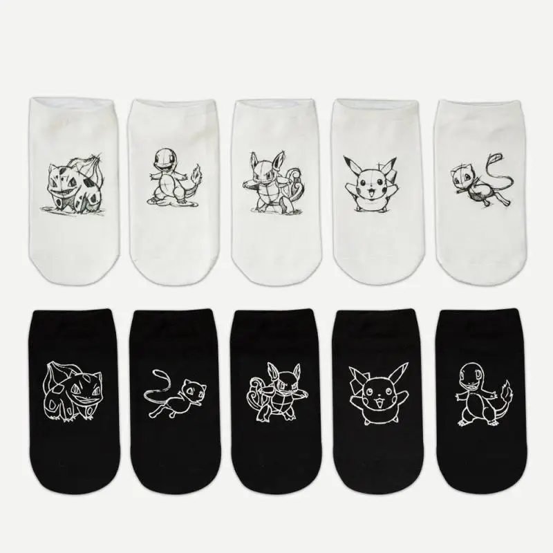 Anime Pokemon Pikachu Figure Cotton Socks Pokemon Squirtle Charmander Bulbasaur Anime Cosplay Men Women Socks Summer Short Socks
Anime Pokemon Pikachu Figure Cotton Socks Pokemon Squirtle Charmander Bulbasaur Anime Cosplay Men Women Socks Summer Short Socks