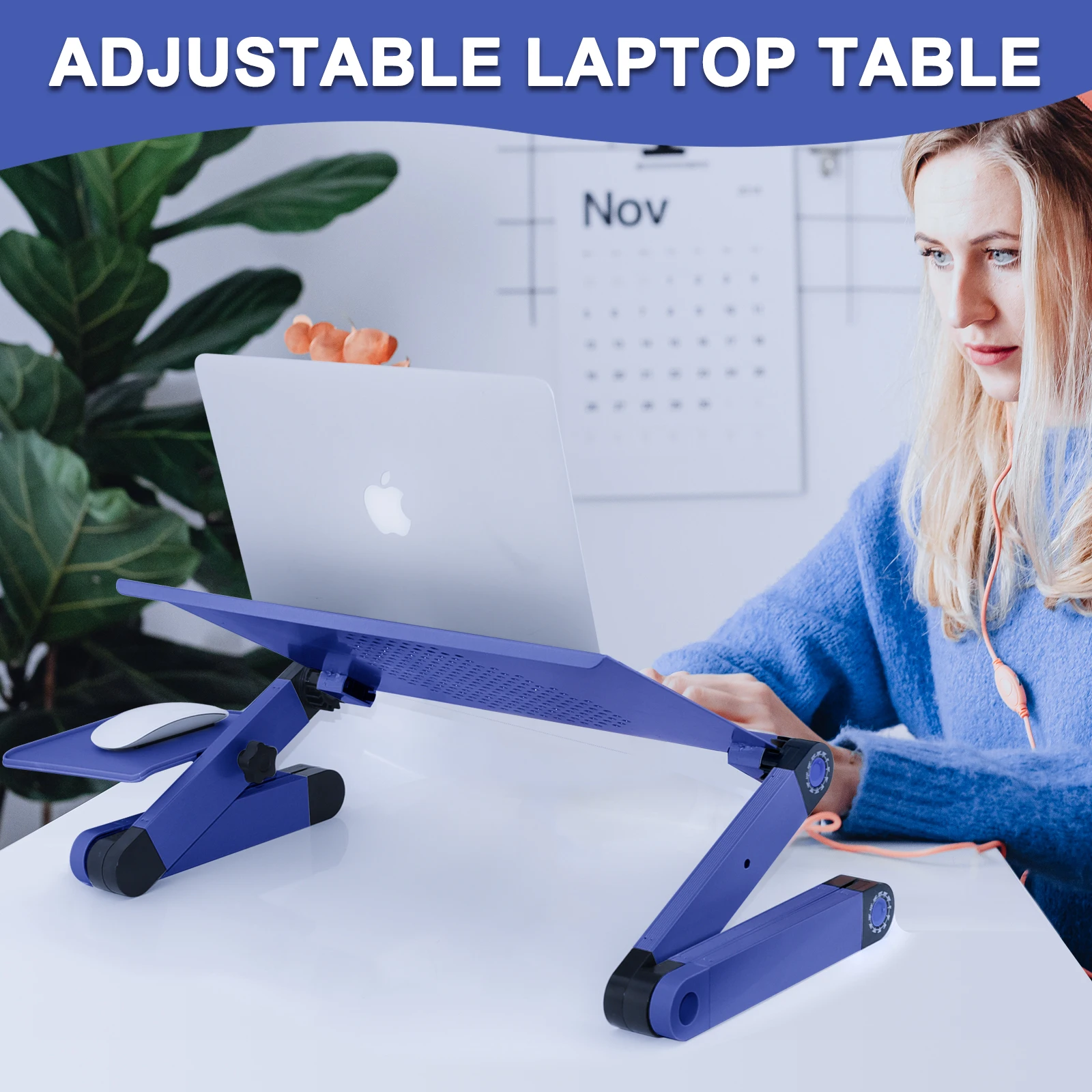 Adjustable Laptop Stand for Desk Bed Portable Aluminum Ergonomic Lapdesk For Macbook PC Notebook Table Cooling Pad Mouse Holder
Adjustable Laptop Stand for Desk Bed Portable Aluminum Ergonomic Lapdesk For Macbook PC Notebook Table Cooling Pad Mouse Holder