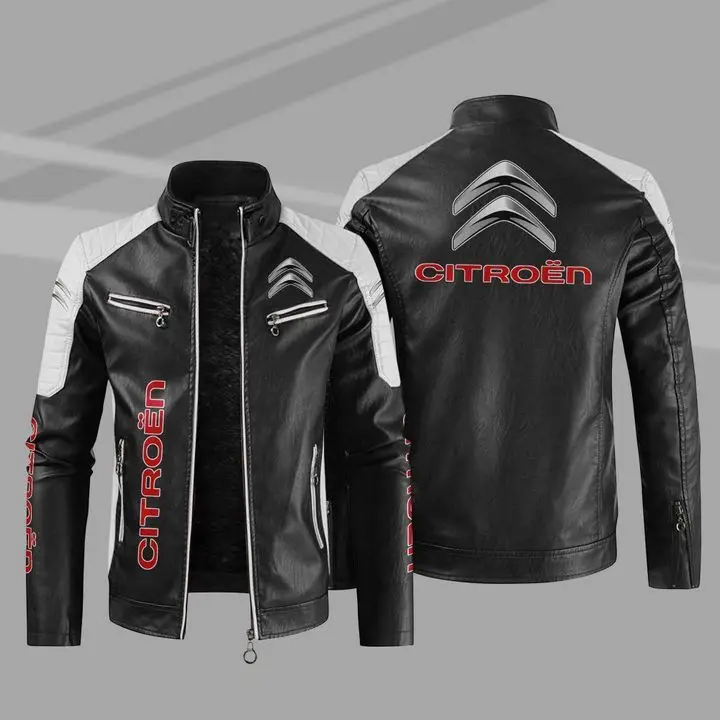 New Men's PU Leather Winter Citroen Car Logo Fashion Motorcycle Bomber Zipper Long Sleeve Jacket Outwear Keep Warm Male Coat
New Men's PU Leather Winter Citroen Car Logo Fashion Motorcycle Bomber Zipper Long Sleeve Jacket Outwear Keep Warm Male Coat