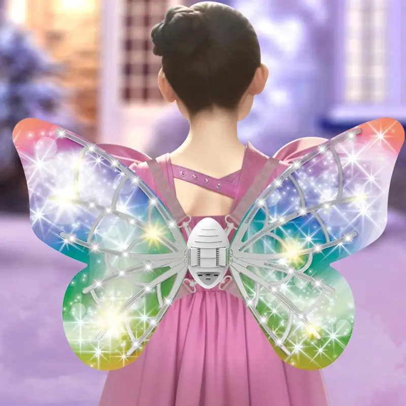 Fairy Wings Costume Accessory Music Glowing Shiny Butterfly Wings Performance Props For Girls Birthday Party Decorations
Fairy Wings Costume Accessory Music Glowing Shiny Butterfly Wings Performance Props For Girls Birthday Party Decorations