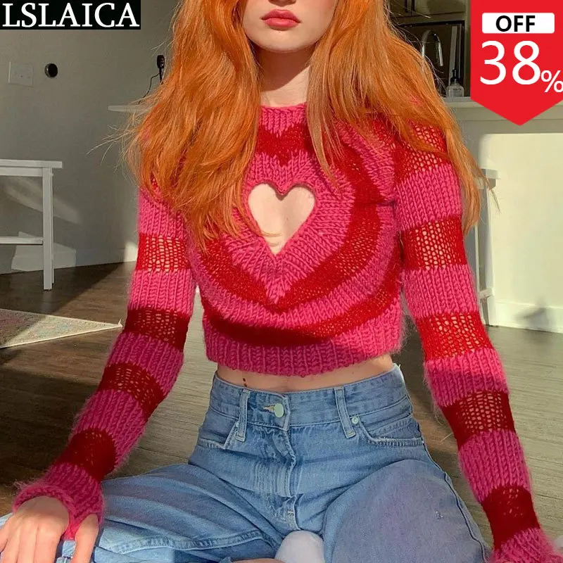 Свитера для женщин, пуловер, мода 2022, с длинным рукавом, в полоску, пэчворк, топы, любовь, с вырезами, повседневные, шикарные, милые, вязаные на...
Свитера для женщин, пуловер, мода 2022, с длинным рукавом, в полоску, пэчворк, топы, любовь, с вырезами, повседневные, шикарные, милые, вязаные на...