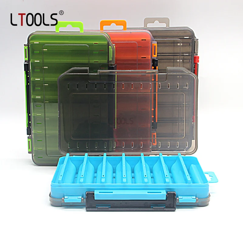 Fishing Bait Box Double Sided Road Sub Box Fishing Gear Accessories Storage Bait Box Mino Hard Bait Pencil Squid Fake Bait Box
Fishing Bait Box Double Sided Road Sub Box Fishing Gear Accessories Storage Bait Box Mino Hard Bait Pencil Squid Fake Bait Box