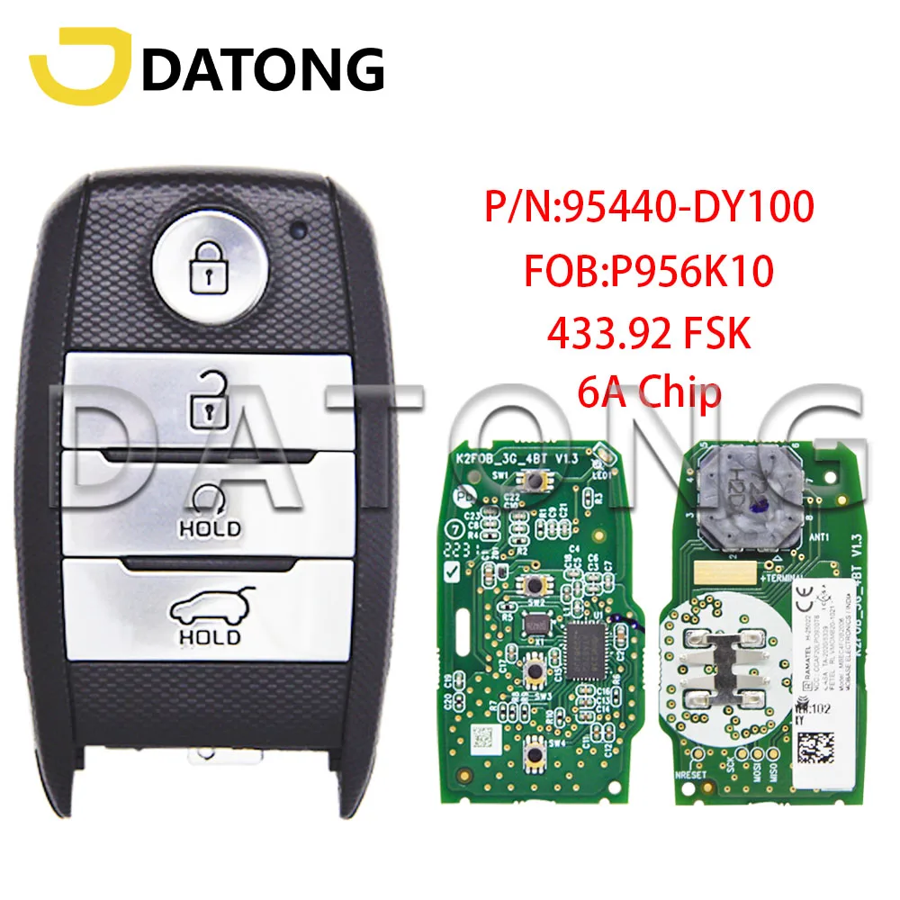 CHANKey Car Remote Control Key For KIA Carens Seltos Sonet 6A Chip 433MHz 95440-DY100/CC400/Q6400 Original Promixity Card
CHANKey Car Remote Control Key For KIA Carens Seltos Sonet 6A Chip 433MHz 95440-DY100/CC400/Q6400 Original Promixity Card