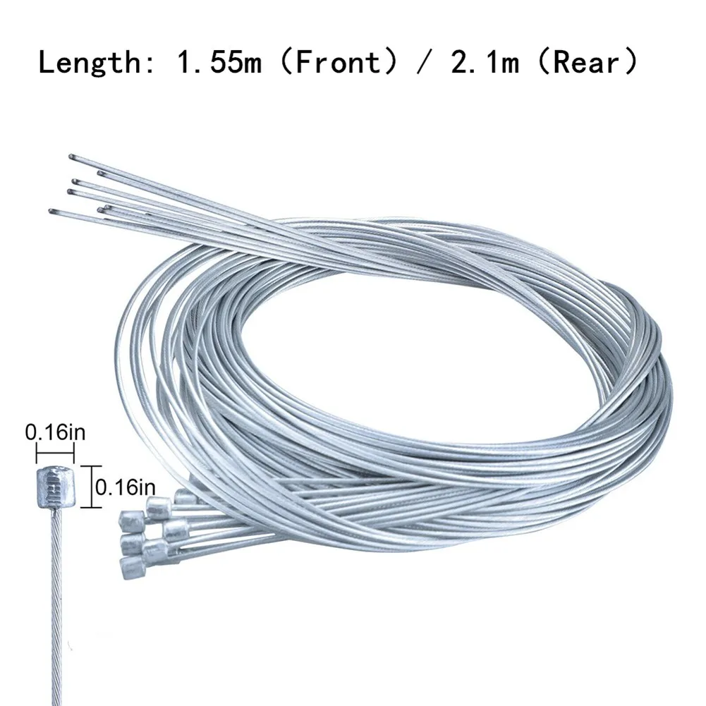 5pcs Derailleur Cables Inner Cable Wire Bicycle Shift Bike Cycling Derailleur Gear Silver Stainless Steel Useful
5pcs Derailleur Cables Inner Cable Wire Bicycle Shift Bike Cycling Derailleur Gear Silver Stainless Steel Useful