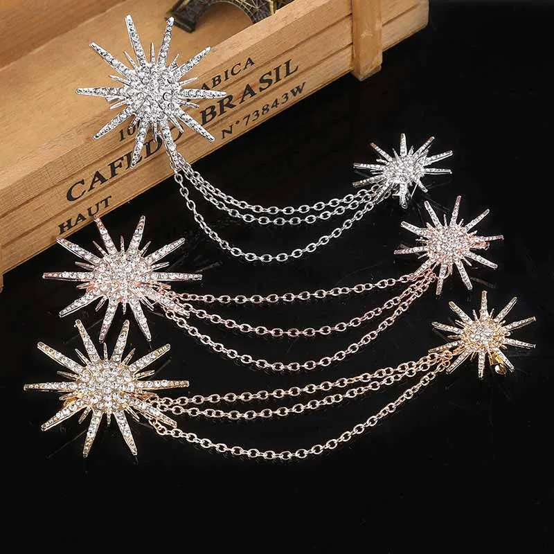 European full diamond brooch octagonal chain one-piece brooch snowflake corsage tassel silk scarf buckle brooch accessories
European full diamond brooch octagonal chain one-piece brooch snowflake corsage tassel silk scarf buckle brooch accessories