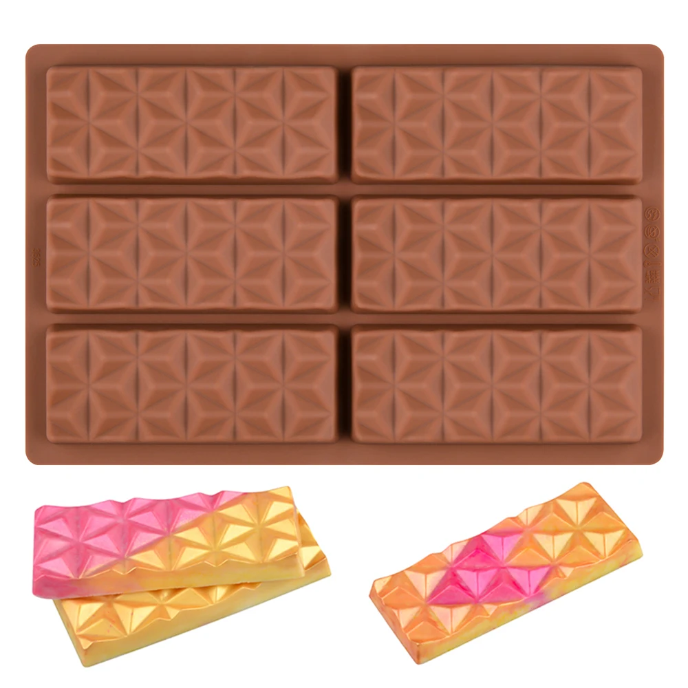 Non-stick Rectangle Strip Silicone Chocolate Mold Baking Mold Candy Making Mould Baking Tools Wax Melt Mold Chocolate Snap Bar
Non-stick Rectangle Strip Silicone Chocolate Mold Baking Mold Candy Making Mould Baking Tools Wax Melt Mold Chocolate Snap Bar