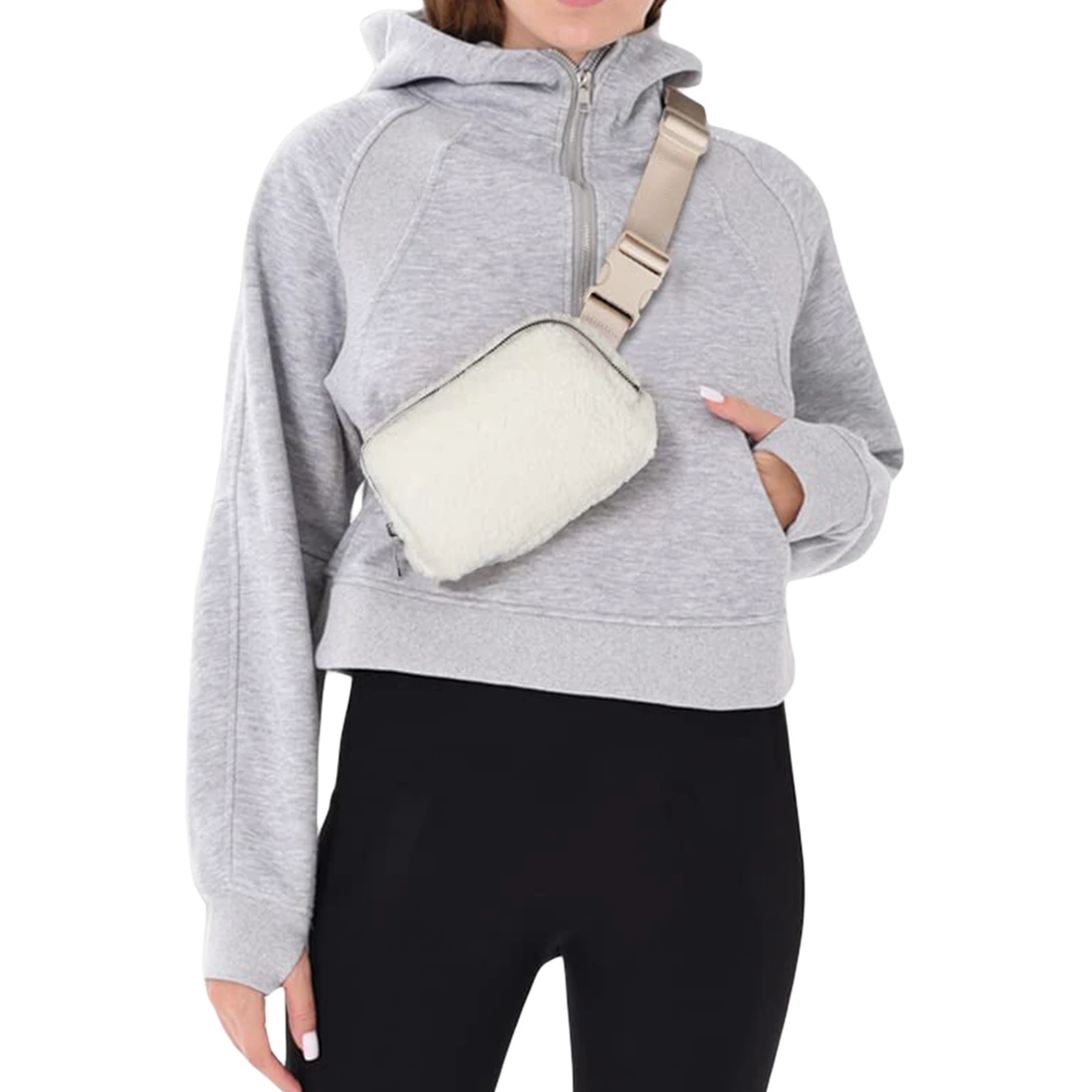Outdoor Waist Bag Adjustable Soft Plush Fanny Pack Chest Bag for Men Women Sports Workout Running
Outdoor Waist Bag Adjustable Soft Plush Fanny Pack Chest Bag for Men Women Sports Workout Running