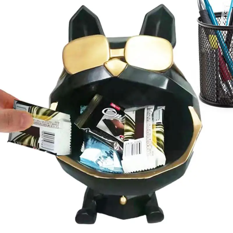 Resin Sculpture Cool Dog Big Mouths Animal Statue For Decor With Storage Box For Key Holder Dog Figurine Ornament Decor Gift
Resin Sculpture Cool Dog Big Mouths Animal Statue For Decor With Storage Box For Key Holder Dog Figurine Ornament Decor Gift