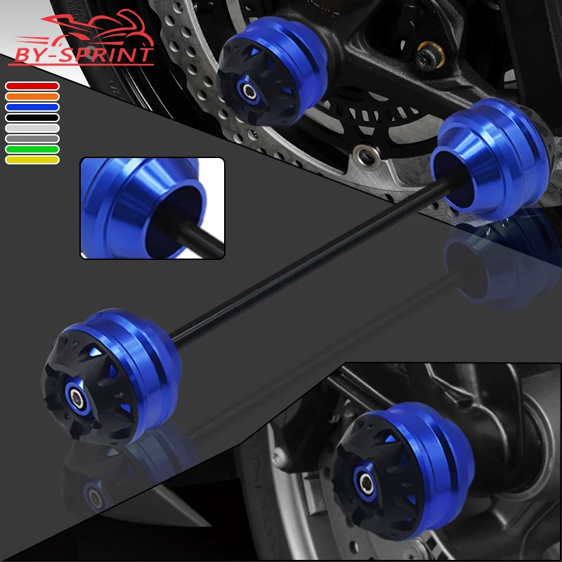 For YAMAHA MT-09 MT09 Tracer FZ-09 FJ-09 XSR900 mt09 Motorcycle Front & Rear Axle Fork Wheel Protector Crash Sliders Cap Pad
For YAMAHA MT-09 MT09 Tracer FZ-09 FJ-09 XSR900 mt09 Motorcycle Front & Rear Axle Fork Wheel Protector Crash Sliders Cap Pad