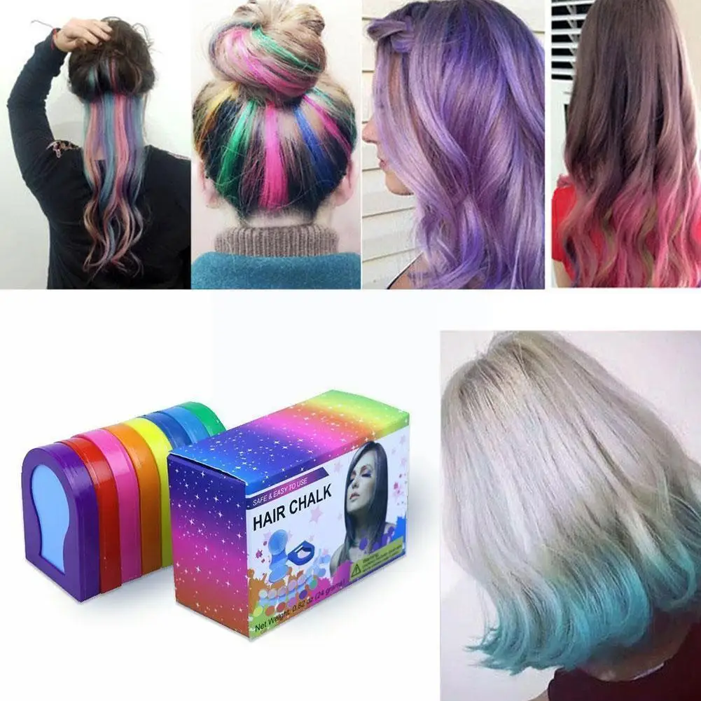 8colors/set Hair Color Powder Portable Temporary Dye Powder Pastels Styling Hair Beauty Hair Chalk Soft Pastel Paint Salon F5v2
8colors/set Hair Color Powder Portable Temporary Dye Powder Pastels Styling Hair Beauty Hair Chalk Soft Pastel Paint Salon F5v2
