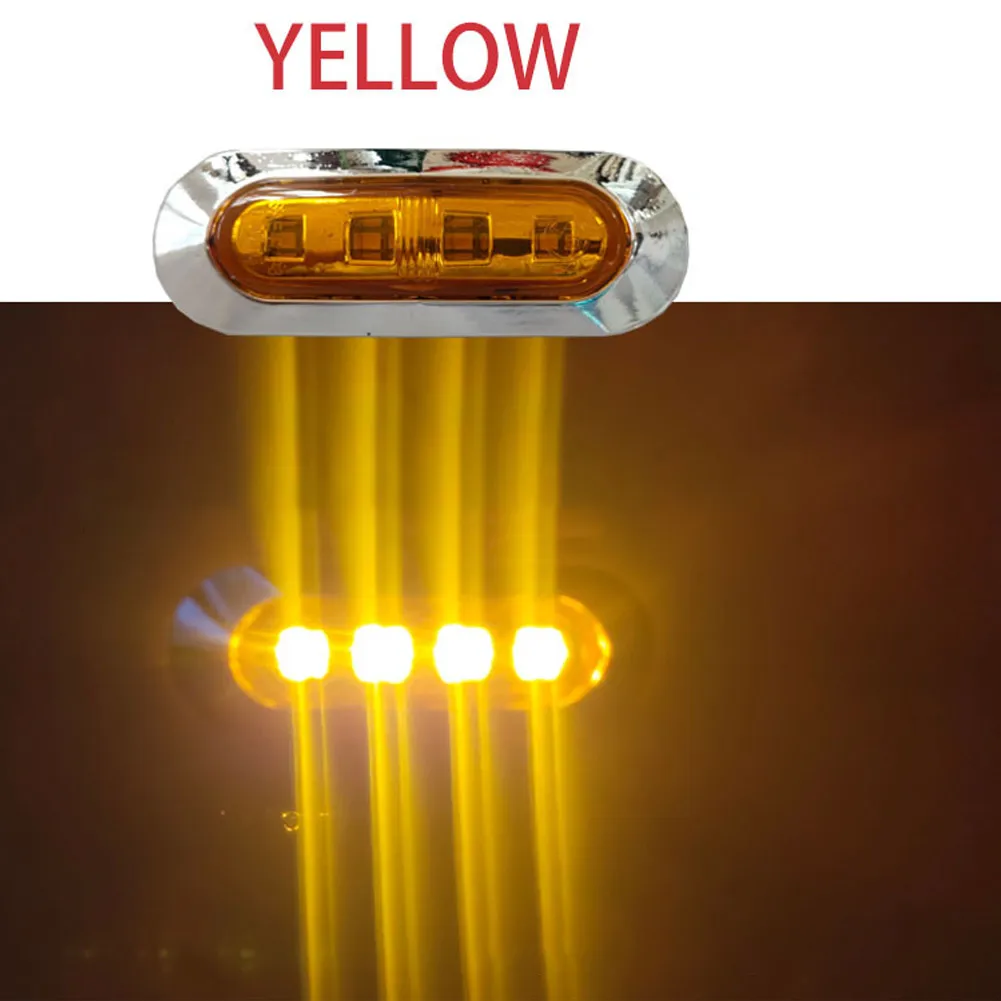 4X Truck Marine Boat 4 LED Yellow Courtesy Lights Cabin Deck Walkway Stair Lamp Durable 1.2W 14-24V Ps Lampshade Electroplatin
4X Truck Marine Boat 4 LED Yellow Courtesy Lights Cabin Deck Walkway Stair Lamp Durable 1.2W 14-24V Ps Lampshade Electroplatin
