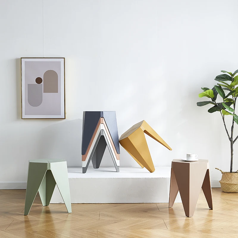Household furniture Nordic Creative Plastic Stool Simple Modern Living Room Stool Can Be Stacked Thick Chair Home High Bench
Household furniture Nordic Creative Plastic Stool Simple Modern Living Room Stool Can Be Stacked Thick Chair Home High Bench
