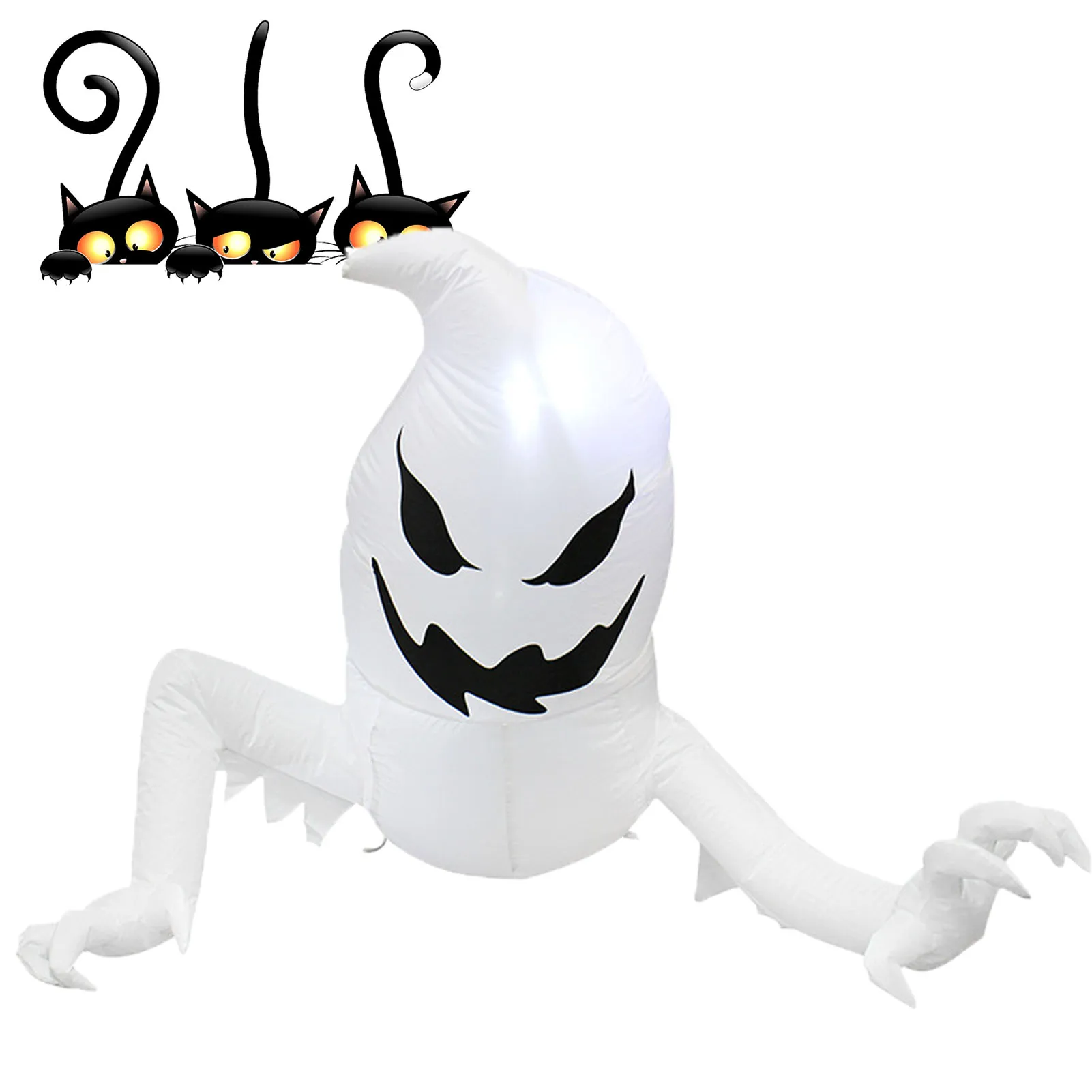 Halloween Inflatable Ghost Halloween Ghost Decoration for Indoor Outdoor Halloween Yard Lawn Party Decoration for Holiday Party
Halloween Inflatable Ghost Halloween Ghost Decoration for Indoor Outdoor Halloween Yard Lawn Party Decoration for Holiday Party