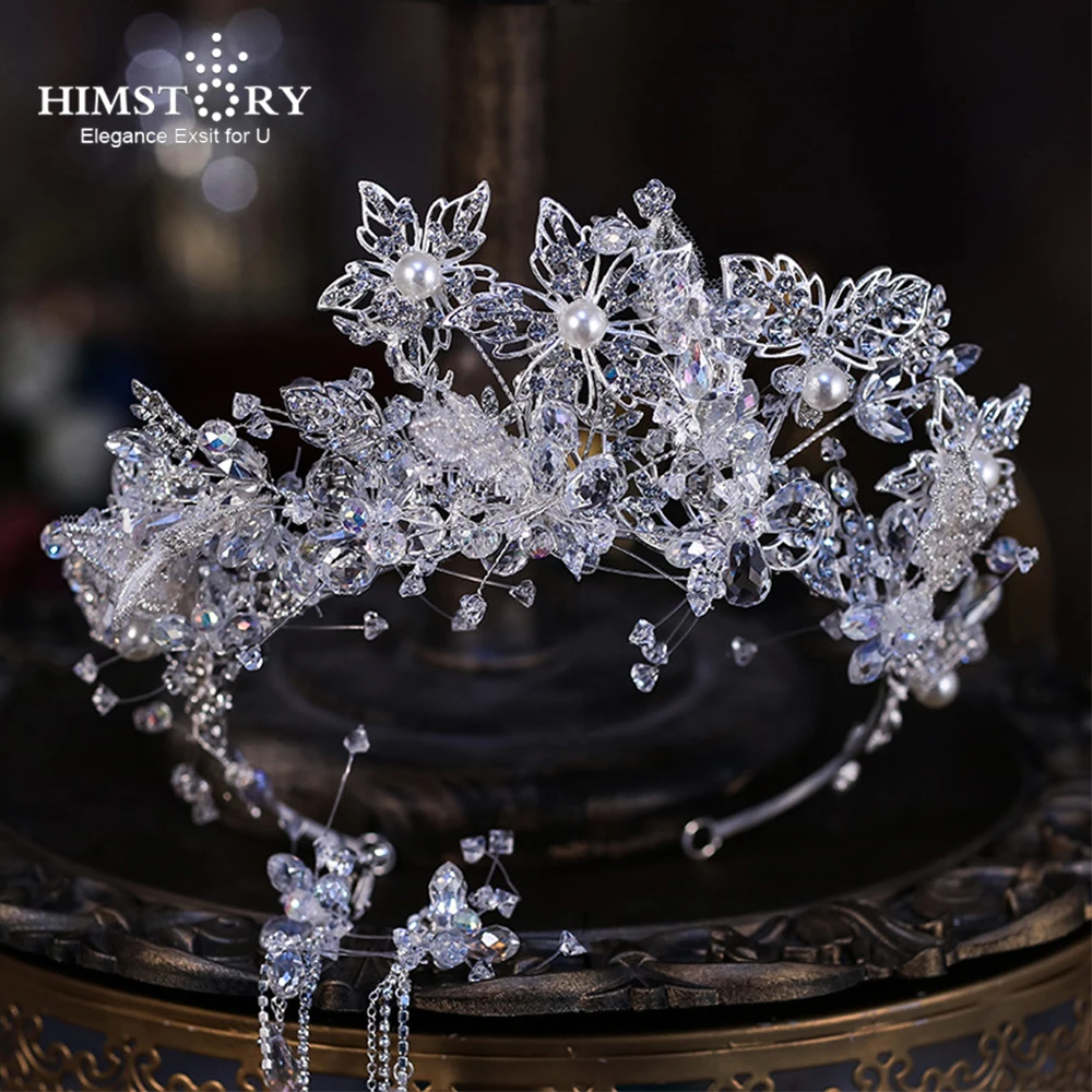 HIMSTORY Handmade Beaded Clear Ice Flower Hairband Crown Tiara Party Christmas Day Birthday Hair Jewelries
HIMSTORY Handmade Beaded Clear Ice Flower Hairband Crown Tiara Party Christmas Day Birthday Hair Jewelries