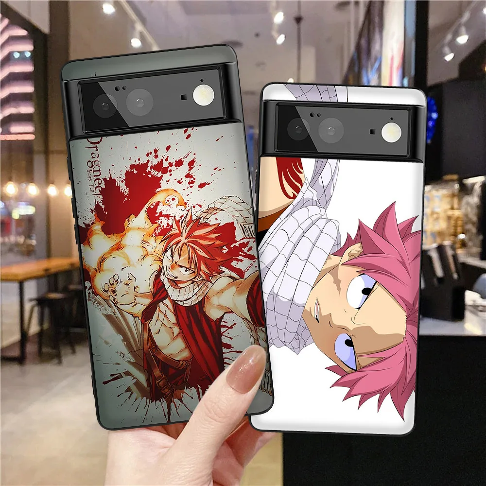 

Soft Silicone Phone Case for Google Pixel 6 6Pro 6a 2 3 3a 4 4a 5 5a 5G XL Japan Anime Fairy Tail Cute Fundas Coque Cover Shells
