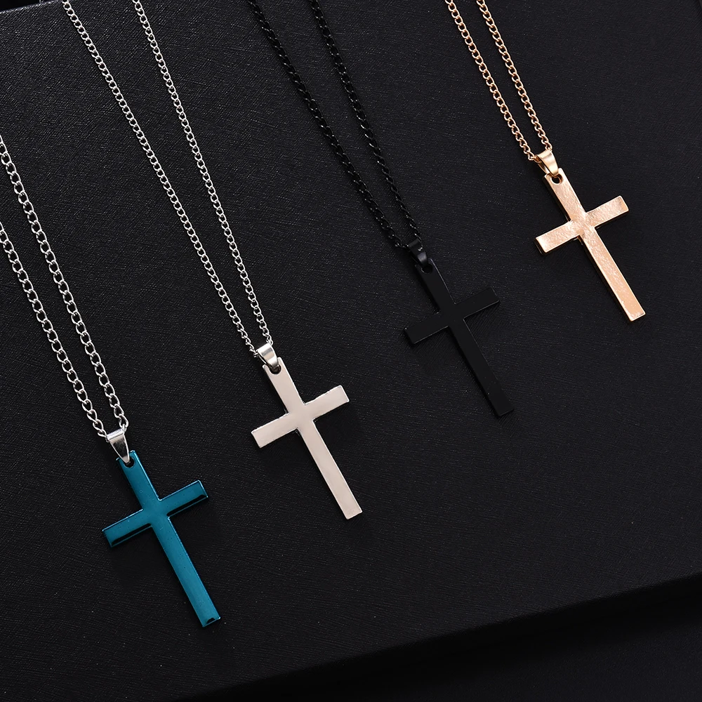 Gothic Cross Pendants Necklace Cool Street Punk Style Necklaces For Men Women Chain On the Neck Chains Punk Jewelry
Gothic Cross Pendants Necklace Cool Street Punk Style Necklaces For Men Women Chain On the Neck Chains Punk Jewelry