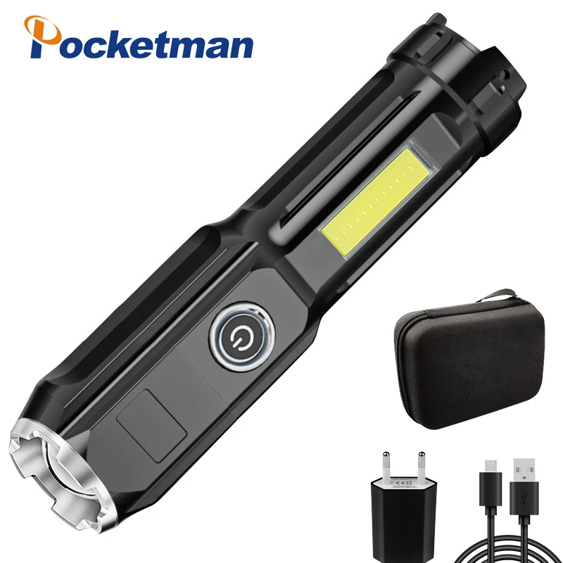 Portable Mini Led Flashlight Super Bright COB Torch USB Rechargeable Outdoor Camping Light Lantern Built-in Battery Tail Magnet
Portable Mini Led Flashlight Super Bright COB Torch USB Rechargeable Outdoor Camping Light Lantern Built-in Battery Tail Magnet