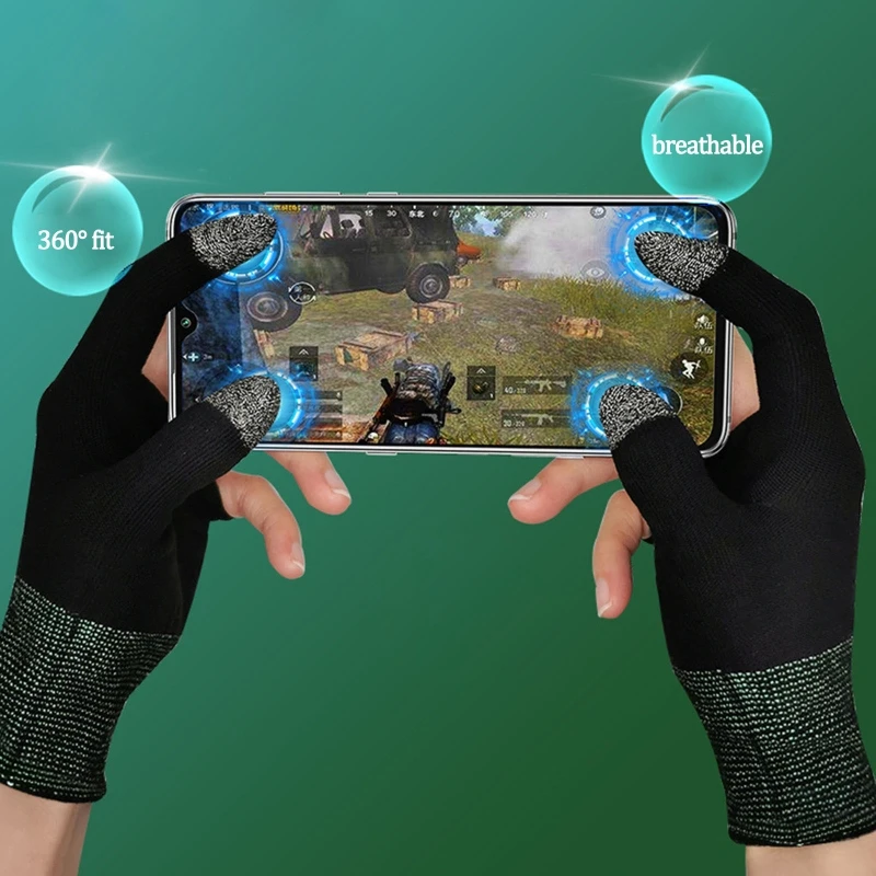 Mobile Game Controller Finger Cots Seamless Thumb Fingertip Cover Sweat-proof Two-finger Touch-screen Mobile Game Gloves
Mobile Game Controller Finger Cots Seamless Thumb Fingertip Cover Sweat-proof Two-finger Touch-screen Mobile Game Gloves
