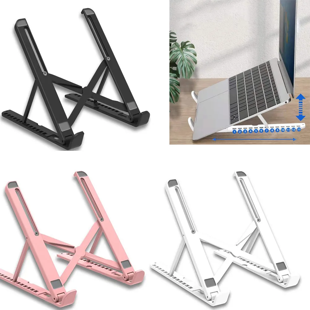 Foldable Laptop Stand Plastic Tablet Stand Bracket Laptop Holder Portable Adjustable Holder Notebook & Tablet Bracket Accessory
Foldable Laptop Stand Plastic Tablet Stand Bracket Laptop Holder Portable Adjustable Holder Notebook & Tablet Bracket Accessory