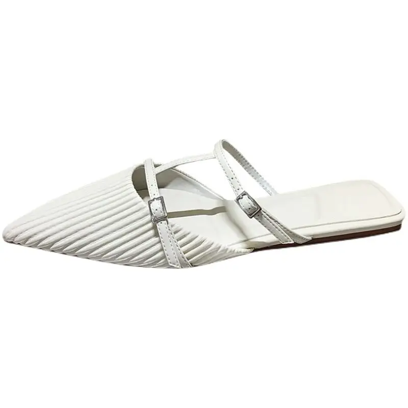 Women's Close Pointed Toe Slipper Solid Color All Match 2022 Summer New Popular Fashion Chic Elegant Comfy Flat Sole Slippers
Women's Close Pointed Toe Slipper Solid Color All Match 2022 Summer New Popular Fashion Chic Elegant Comfy Flat Sole Slippers