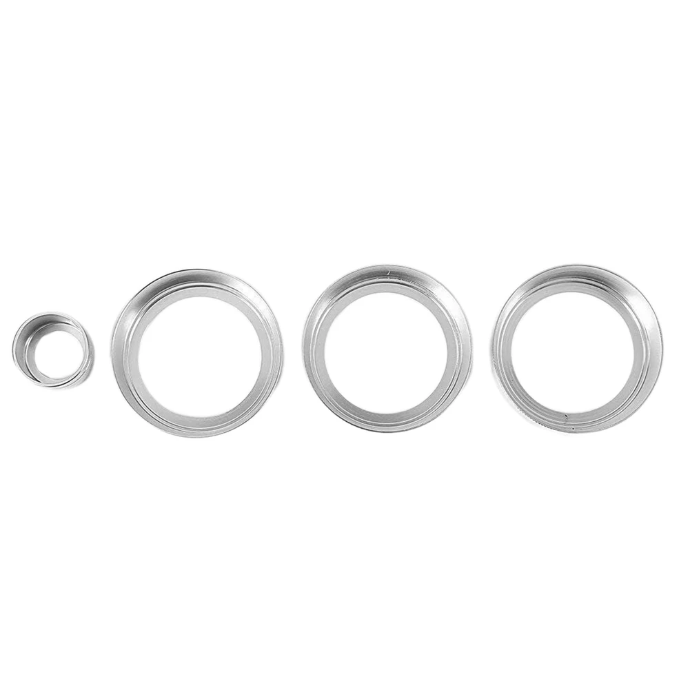 For Console Air Condition Knob Cover Decor Aluminum Alloy Car Decoration Center Silver Fashionable Decor Style
For Console Air Condition Knob Cover Decor Aluminum Alloy Car Decoration Center Silver Fashionable Decor Style