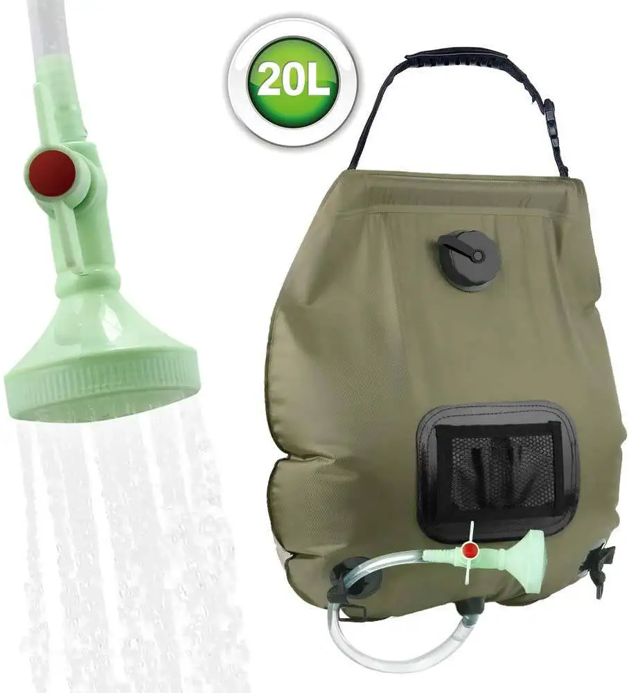 Water Bags 20L Outdoor Camping Hiking Solar Shower Bag Heating Camping Shower Climbing Hydration Bag Hose Switchable Shower Head
Water Bags 20L Outdoor Camping Hiking Solar Shower Bag Heating Camping Shower Climbing Hydration Bag Hose Switchable Shower Head