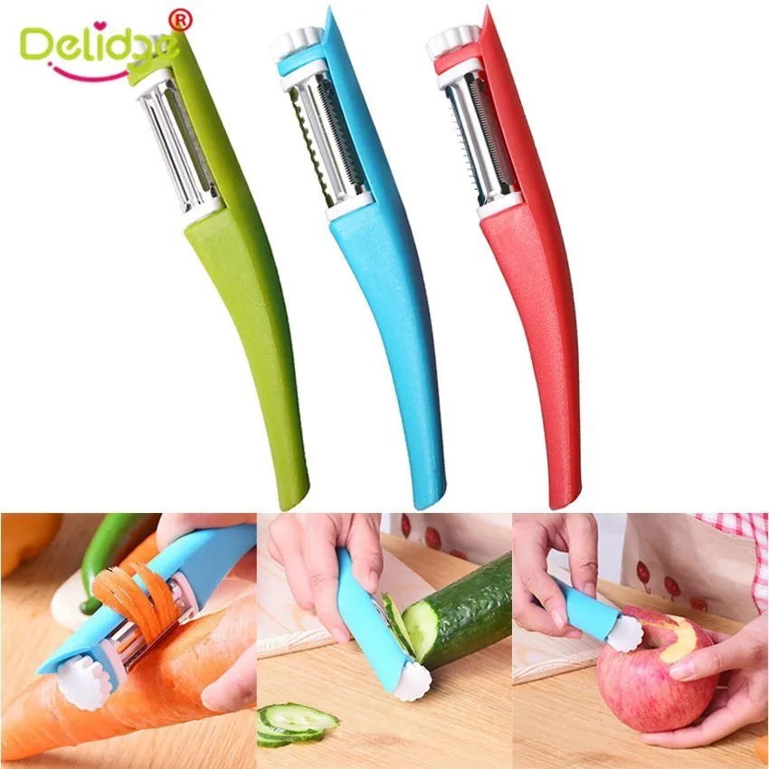 3 in 1 Vegetable Fruit Cutter Rotary Blade Potato Peeler Stainless Steel Carrot Shredders Slicers Kitchen Accessory
3 in 1 Vegetable Fruit Cutter Rotary Blade Potato Peeler Stainless Steel Carrot Shredders Slicers Kitchen Accessory