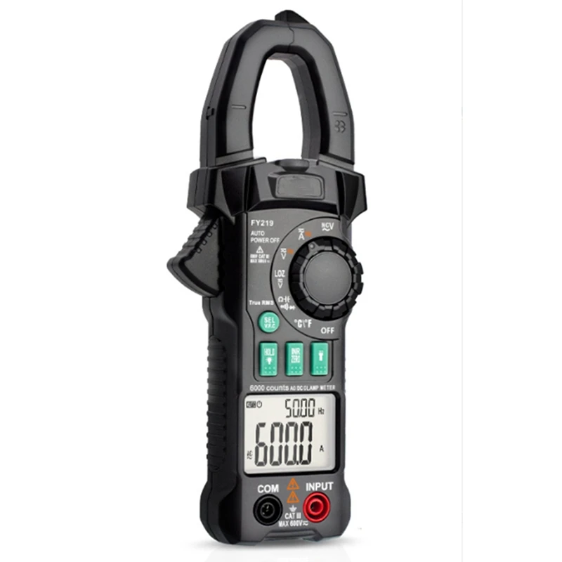 AC DC Current Digital FY219 Clamp Meters High Precision Multimeter True RMS Auto Range VFC Capacitance NVC Universal
AC DC Current Digital FY219 Clamp Meters High Precision Multimeter True RMS Auto Range VFC Capacitance NVC Universal