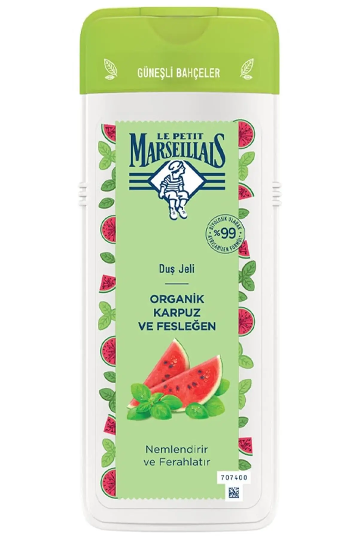 Brand: Le Petit Marseillais Organic Watermelon and Basil Shower Gel 400 ml Category: Shower Gel
Brand: Le Petit Marseillais Organic Watermelon and Basil Shower Gel 400 ml Category: Shower Gel