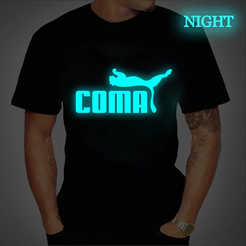 Coma Parody Print Men's Women T-shirts Summer Classic T-shirt Luminous Novelty T Shirts Basic Shirt Cotton Oversize Tshirts Y2k
Coma Parody Print Men's Women T-shirts Summer Classic T-shirt Luminous Novelty T Shirts Basic Shirt Cotton Oversize Tshirts Y2k