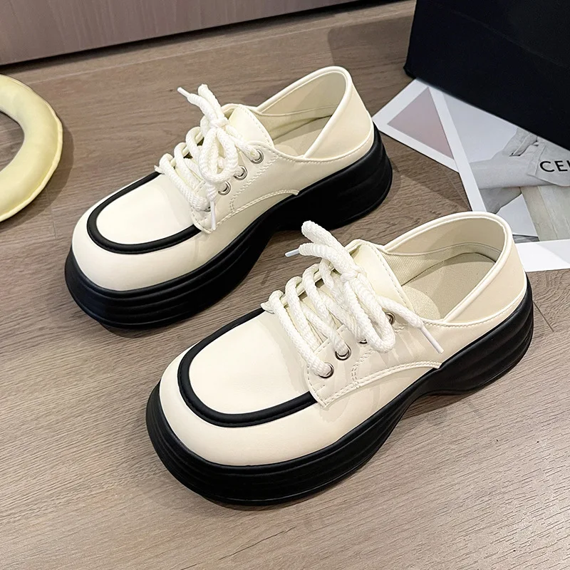 Casual Woman Shoe Autumn Modis All-Match Clogs Platform Low Heels Female Footwear Oxfords Fall 2023 New Creepers Dress Cross
Casual Woman Shoe Autumn Modis All-Match Clogs Platform Low Heels Female Footwear Oxfords Fall 2023 New Creepers Dress Cross