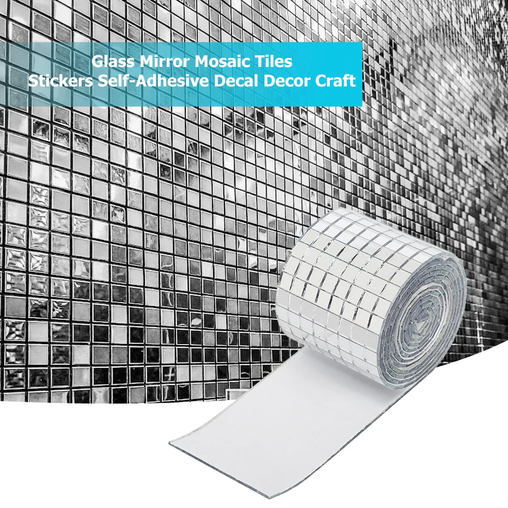 Glass Mirror Mosaic Tiles Stickers Self-Adhesive Mini Square Round Decals Craft Party Decoration DIY Handmade Crafts Stickers
Glass Mirror Mosaic Tiles Stickers Self-Adhesive Mini Square Round Decals Craft Party Decoration DIY Handmade Crafts Stickers