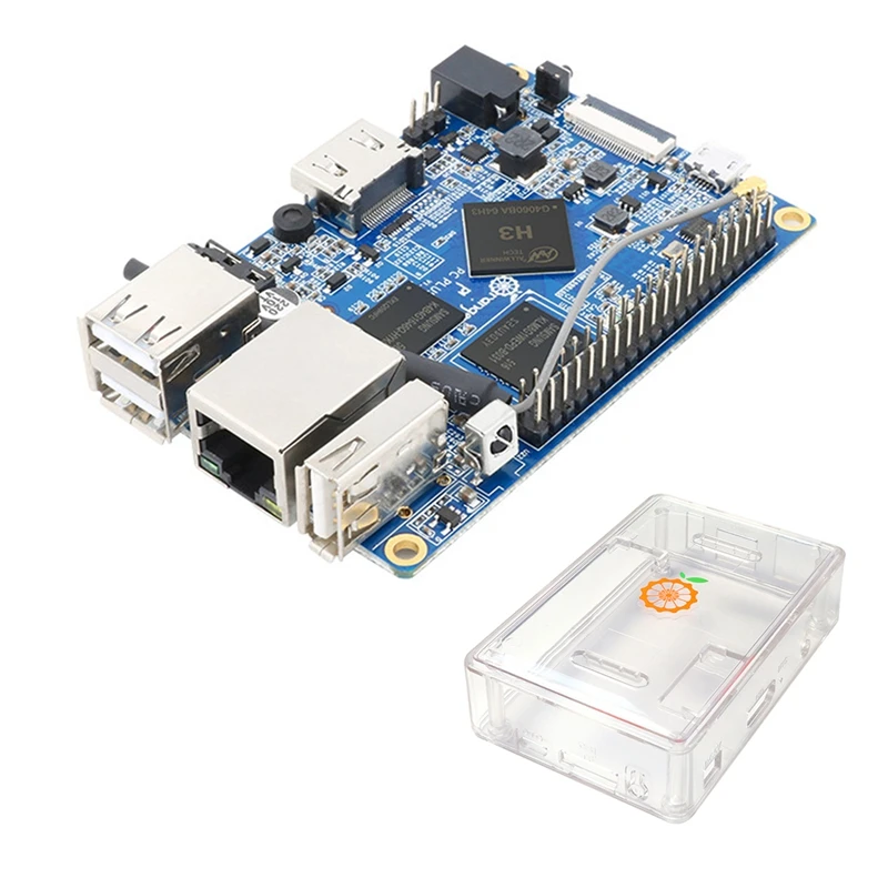 For Orange Pi PC Plus Development Board+Case H3 1GB DDR3 Open Source Run Android4.4 Ubuntu Debian
For Orange Pi PC Plus Development Board+Case H3 1GB DDR3 Open Source Run Android4.4 Ubuntu Debian