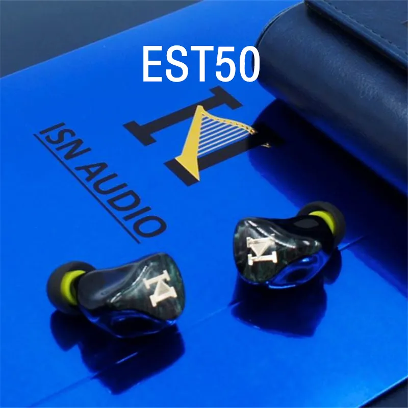 ISN Audio EST50 Flagship 2 EST + 2 BA+ 1 Dynamic Driver Hybrid 2Pin 0.78mm HiFi Audiophile IEMS
ISN Audio EST50 Flagship 2 EST + 2 BA+ 1 Dynamic Driver Hybrid 2Pin 0.78mm HiFi Audiophile IEMS