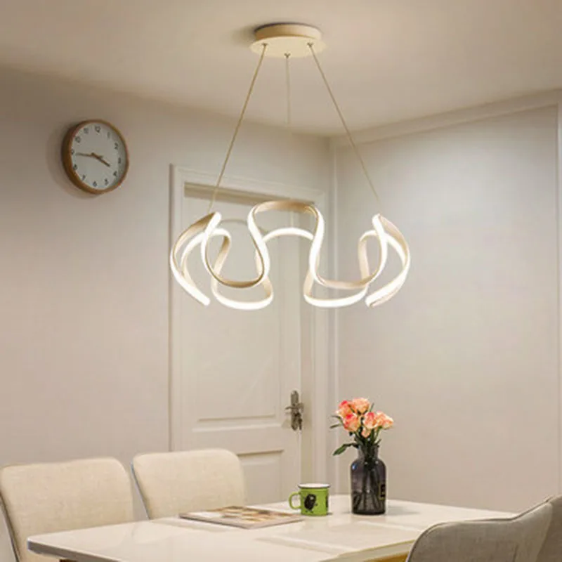 Minimalist Aluminum LED Chandelier Restaurant Table Kitchen Bar Ceiling Hanglamp White Brown Adjustable Wire Length
Minimalist Aluminum LED Chandelier Restaurant Table Kitchen Bar Ceiling Hanglamp White Brown Adjustable Wire Length