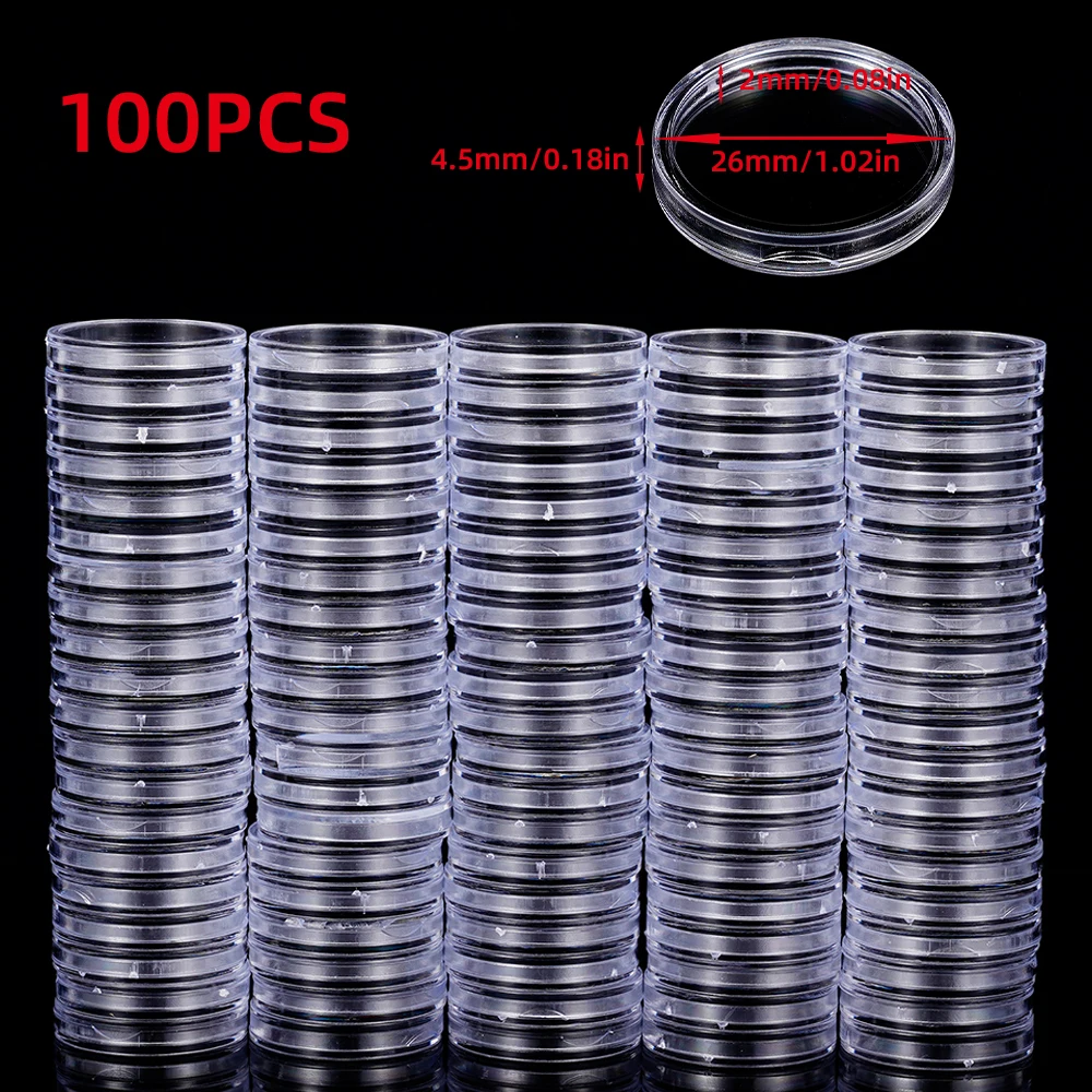 Прозрачные чехлы для монет 19-33 мм
Прозрачные чехлы для монет 19-33 мм