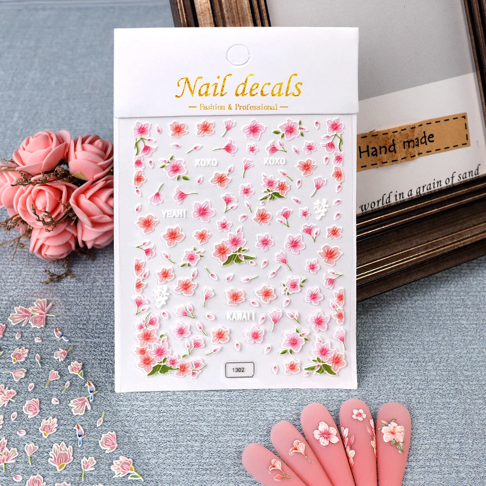 5D Acrylic Embossed Stickers Nail Decoration Flower Press on Nail Decals Nail Slider Nail Art Self Adhesive DIY Decal Sticker
5D Acrylic Embossed Stickers Nail Decoration Flower Press on Nail Decals Nail Slider Nail Art Self Adhesive DIY Decal Sticker