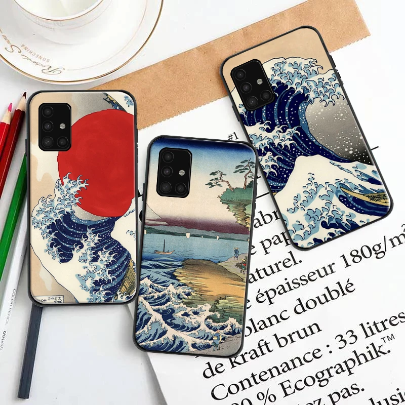 The Big Wave Of Kanagawa Phone Case For Samsung Galaxy A71 A51 4G 5G A31 A21 A32 Funda Coque Carcasa Cases Back Cover Soft TPU 
The Big Wave Of Kanagawa Phone Case For Samsung Galaxy A71 A51 4G 5G A31 A21 A32 Funda Coque Carcasa Cases Back Cover Soft TPU
