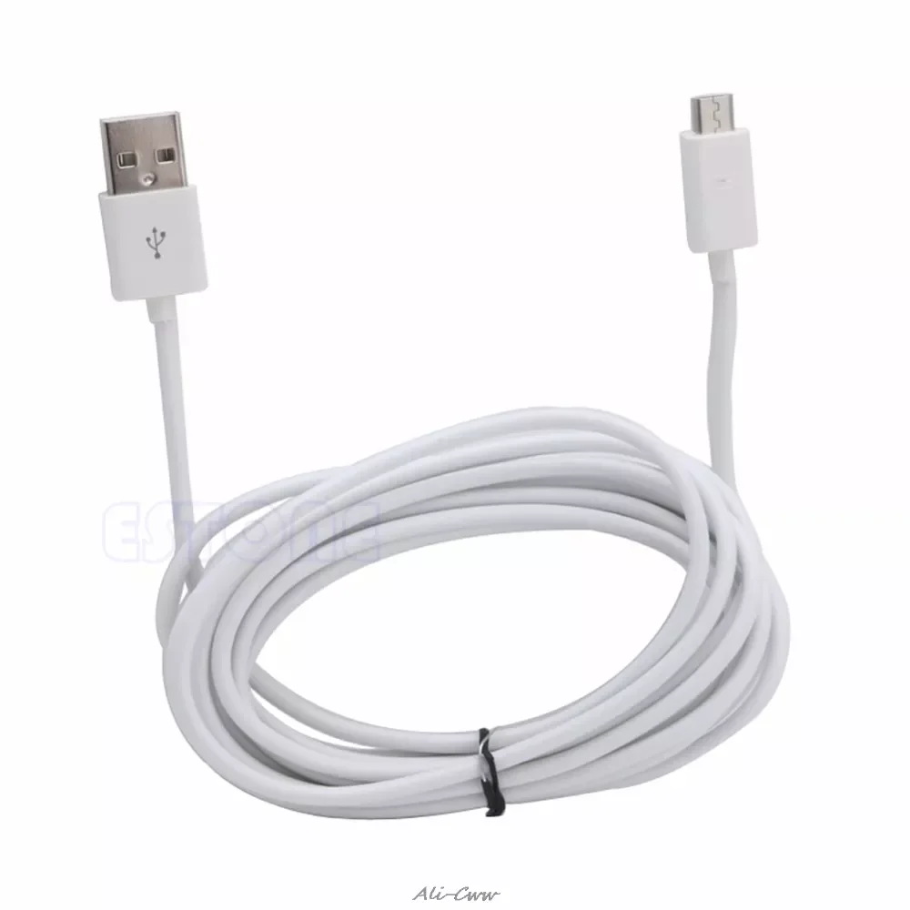 1 PC Long Micro USB Charge Charging 3 Meter Power Cable For PS4 Xbox One Controllers Black/White
1 PC Long Micro USB Charge Charging 3 Meter Power Cable For PS4 Xbox One Controllers Black/White