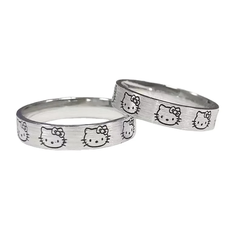 Cartoon Hello Kitty Opening Adjustable Ring Cute KT Cat Metal Rings Girl Birthday Gift Anime Rings Fashion Anime Accessorie Ring
Cartoon Hello Kitty Opening Adjustable Ring Cute KT Cat Metal Rings Girl Birthday Gift Anime Rings Fashion Anime Accessorie Ring