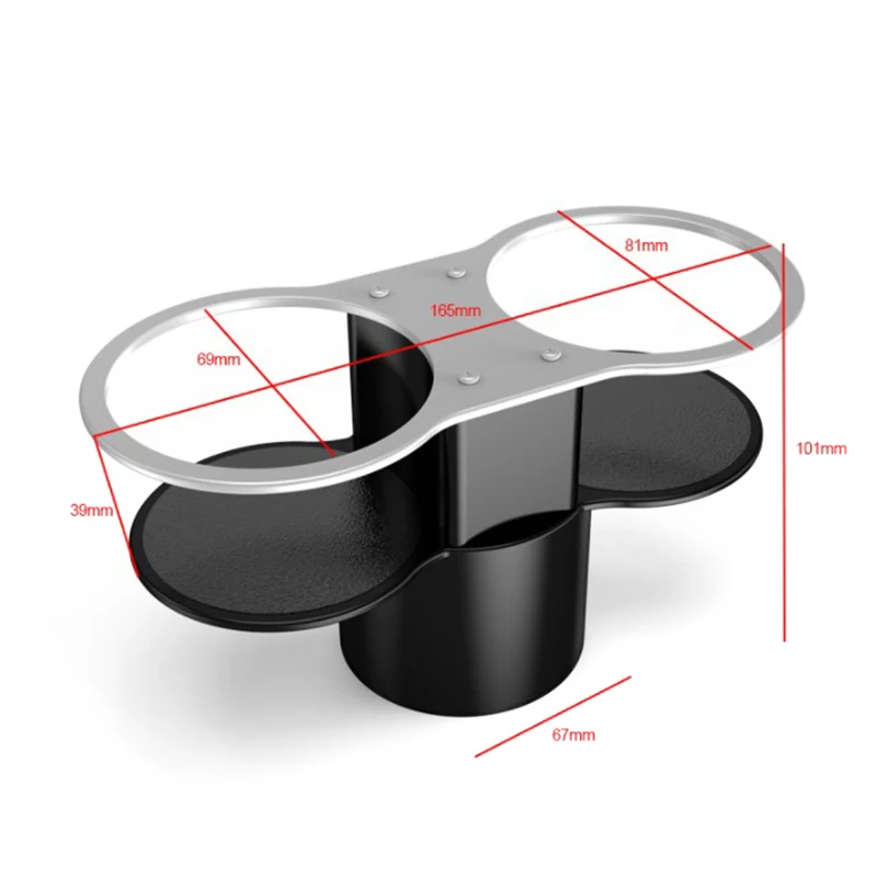 1pc Universal Double Hole Car Cup Holder Drinks Support Automotive Mount Holder Stand Car Bracket Drink Holder
1pc Universal Double Hole Car Cup Holder Drinks Support Automotive Mount Holder Stand Car Bracket Drink Holder
