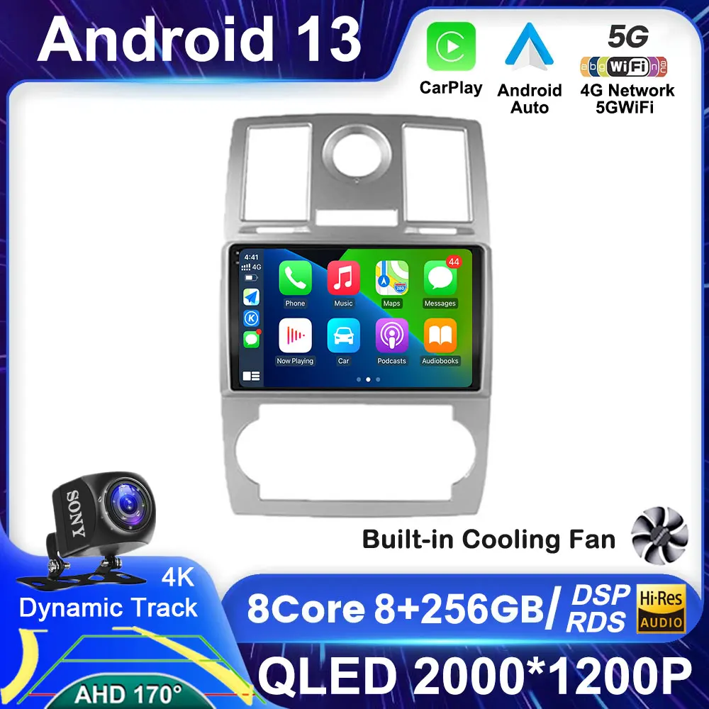 Android 13 For Chrysler 300C 2004 -2007 Car Radio Navigation GPS Video Multimedia Player With 360 Camera Carplay Auto Stereo DSP
Android 13 For Chrysler 300C 2004 -2007 Car Radio Navigation GPS Video Multimedia Player With 360 Camera Carplay Auto Stereo DSP