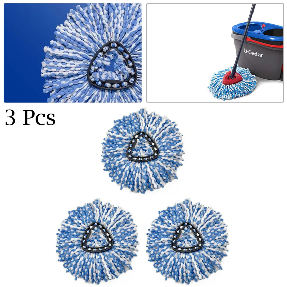 3pcs Replacement Mop Heads Adapt For O-Cedar EasyWring RinseClean Rotating Mop Replacement Household Cleaning Parts
3pcs Replacement Mop Heads Adapt For O-Cedar EasyWring RinseClean Rotating Mop Replacement Household Cleaning Parts