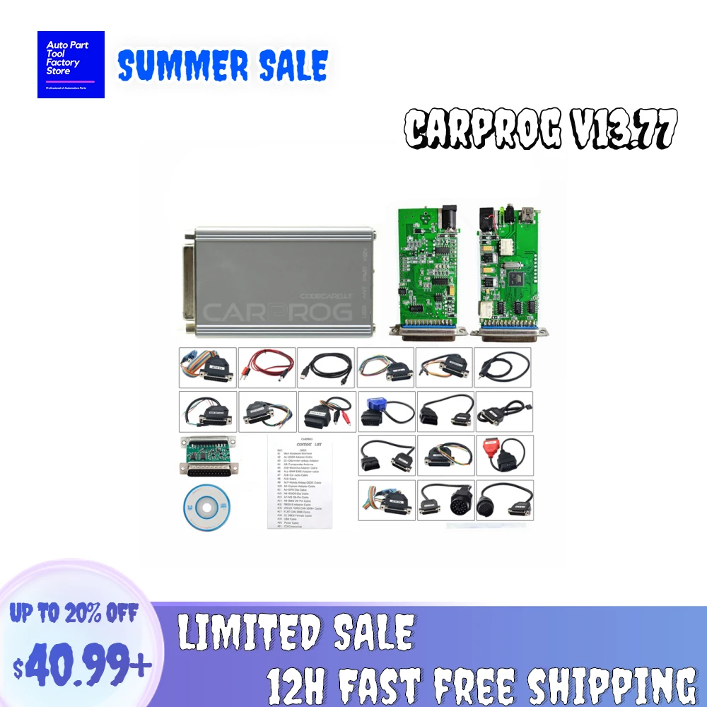 Newest Carprog 13.77 Car Prog V13.77 V10.93 V8.21 ECU Chip Tunning Auto Repair Tool Car-Prog Programmer Online Add Authorization
Newest Carprog 13.77 Car Prog V13.77 V10.93 V8.21 ECU Chip Tunning Auto Repair Tool Car-Prog Programmer Online Add Authorization