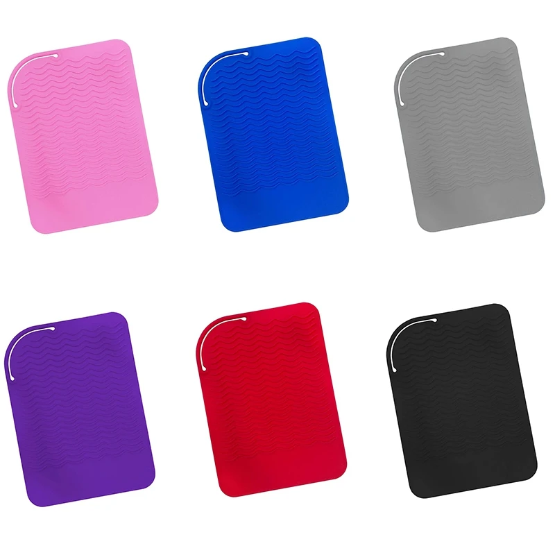 Silicone Heat Resistant Travel Mat, Anti-Heat Pad For Hair Straighteners, Curling Irons, Flat Irons And Other Hot Styling Tools
Silicone Heat Resistant Travel Mat, Anti-Heat Pad For Hair Straighteners, Curling Irons, Flat Irons And Other Hot Styling Tools